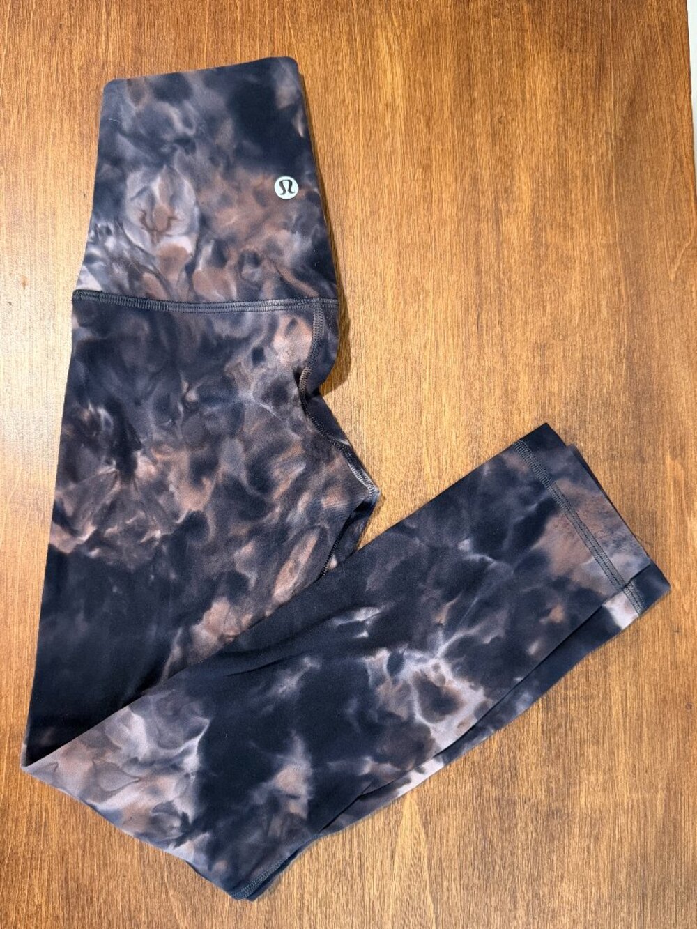 Lululemon Align Crop 231" Diamond Dye Diamond Dye Graphite Grey Pink Pastel Sz 0